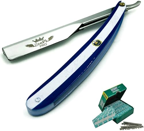 Navaja - Navaja - Navaja con diseño de bandera de El Salvador y corte inteligente para barba, corte inteligente, para barba, rasoir