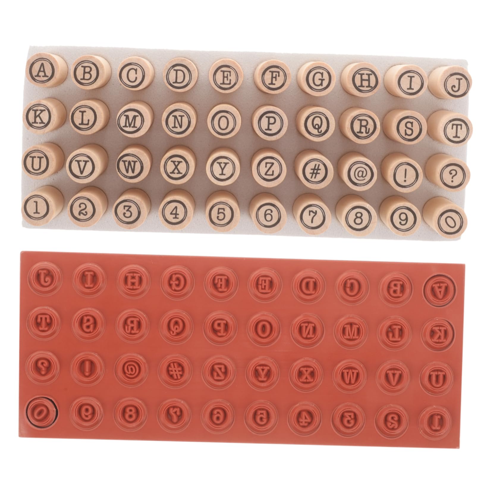 SHINEOFI 5 Set Di Timbri Per Scrapbooking Timbri in Legno Con Alfabeto Kit Di Timbri Multiuso Per Lavori Artigianali