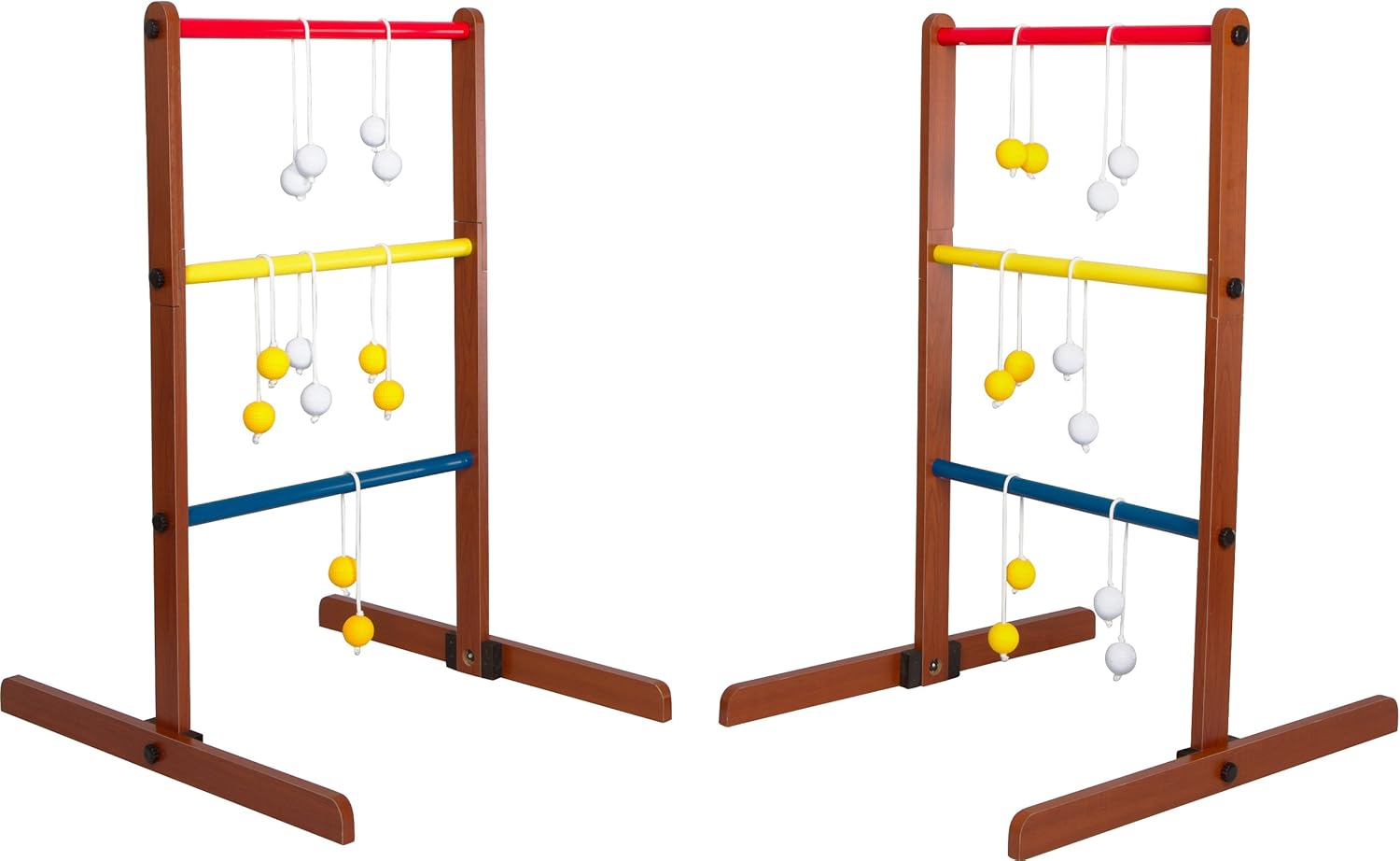 TailgateTime Ladder Toss Wooden and Portable Tailgate Game, Includes