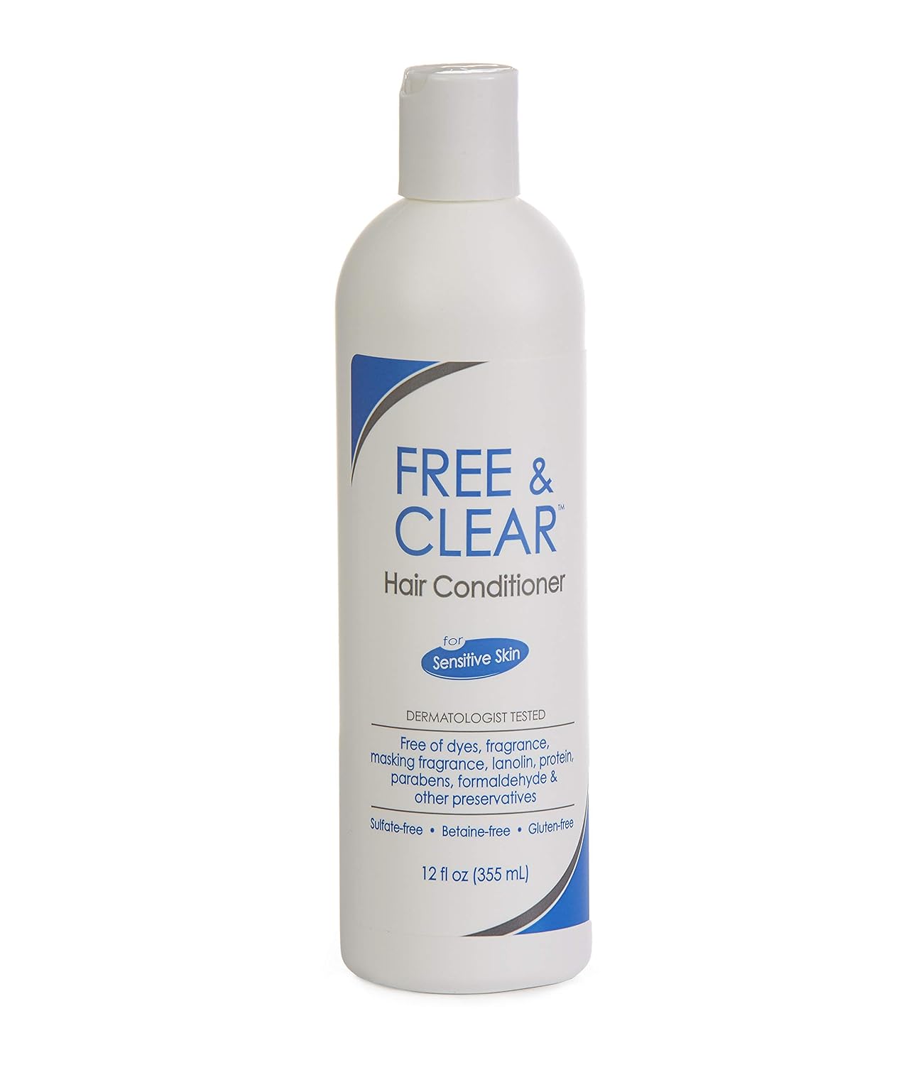 Pharmaceutical Specialties Free and Clear Hair Conditioner for Sensitive Skin Fragrance Free, 12 oz, 354.88 ml (Pack of 1)