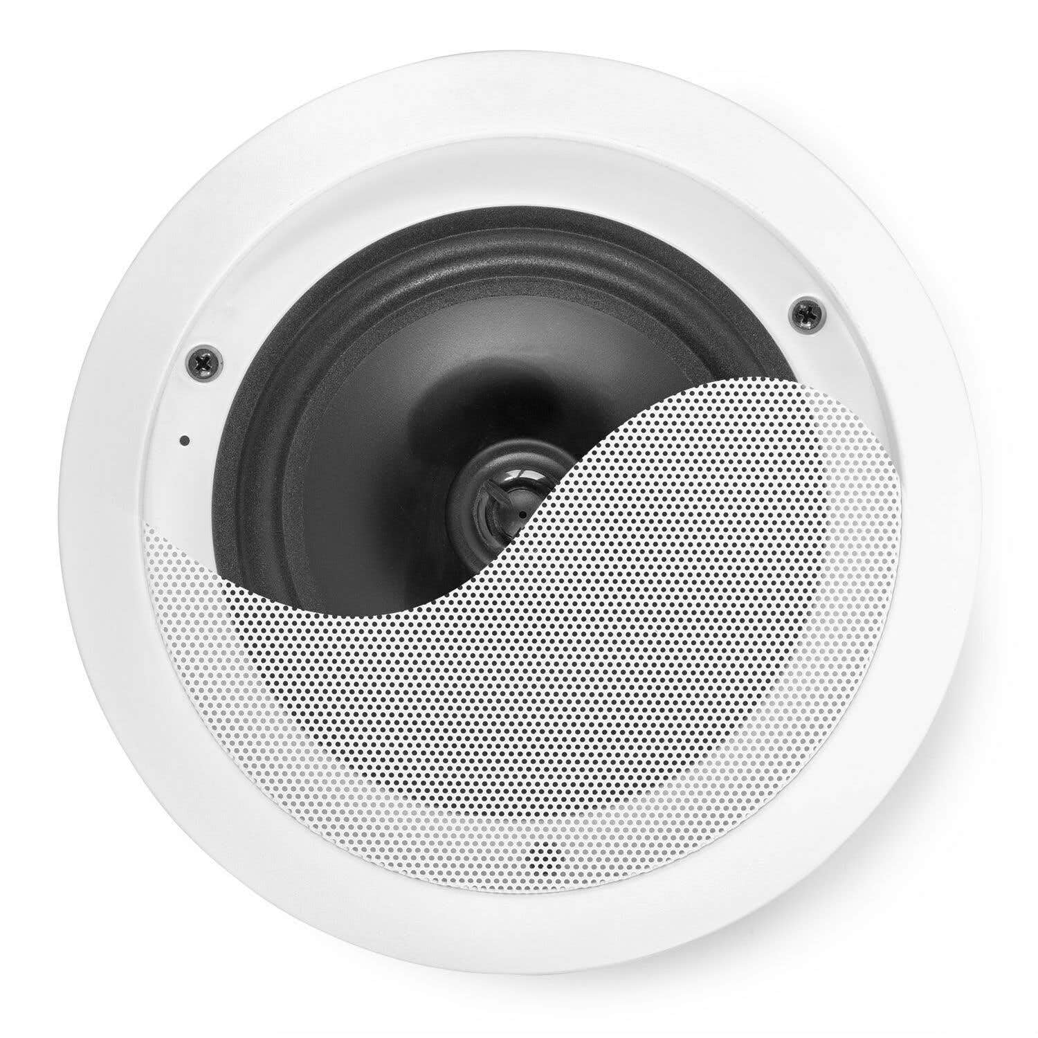 Power Dynamics CSAG6 Enceinte de Plafond Haut de Gamme - Enceinte Passive Basse Impédance - Aluminium