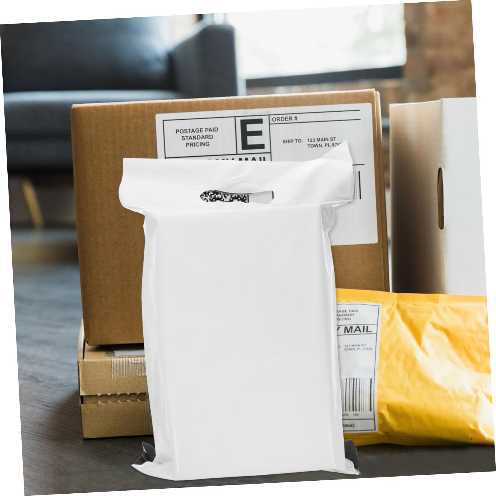 100 Pezzi Buste Per Spedizioni in Buste Postali Resistenti Per Abbigliamento Con Chiusura Adesiva a Pressione Per Spedizioni Portatili Per Piccole Imprese
