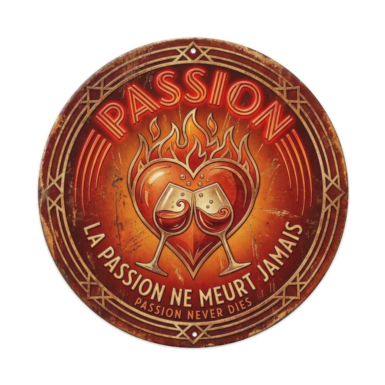Passion Humorous Tavern Passion 1 Metal Tin Sign