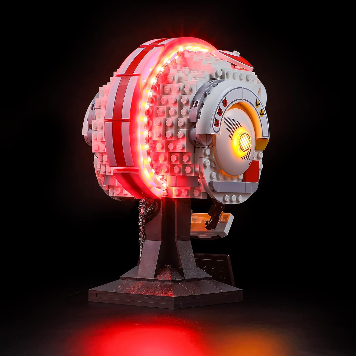 BRIKSMAX Led Lighting Kit for Star Wars Luke Skywalker(Red Five) Helmet - Compatible with Lego 75327 Building Blocks Model- Not Include The Lego Set