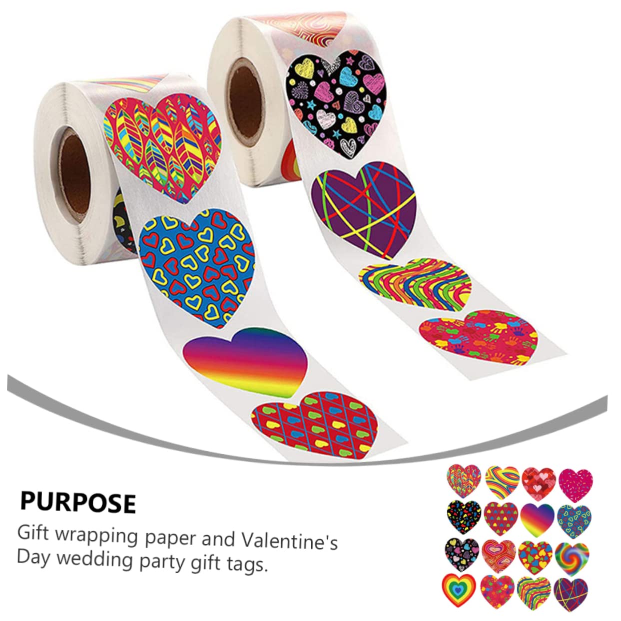 Artibetter 3sets Adesivi Per Matrimoni e Etichette Autoadesive Per Decorazioni Festive