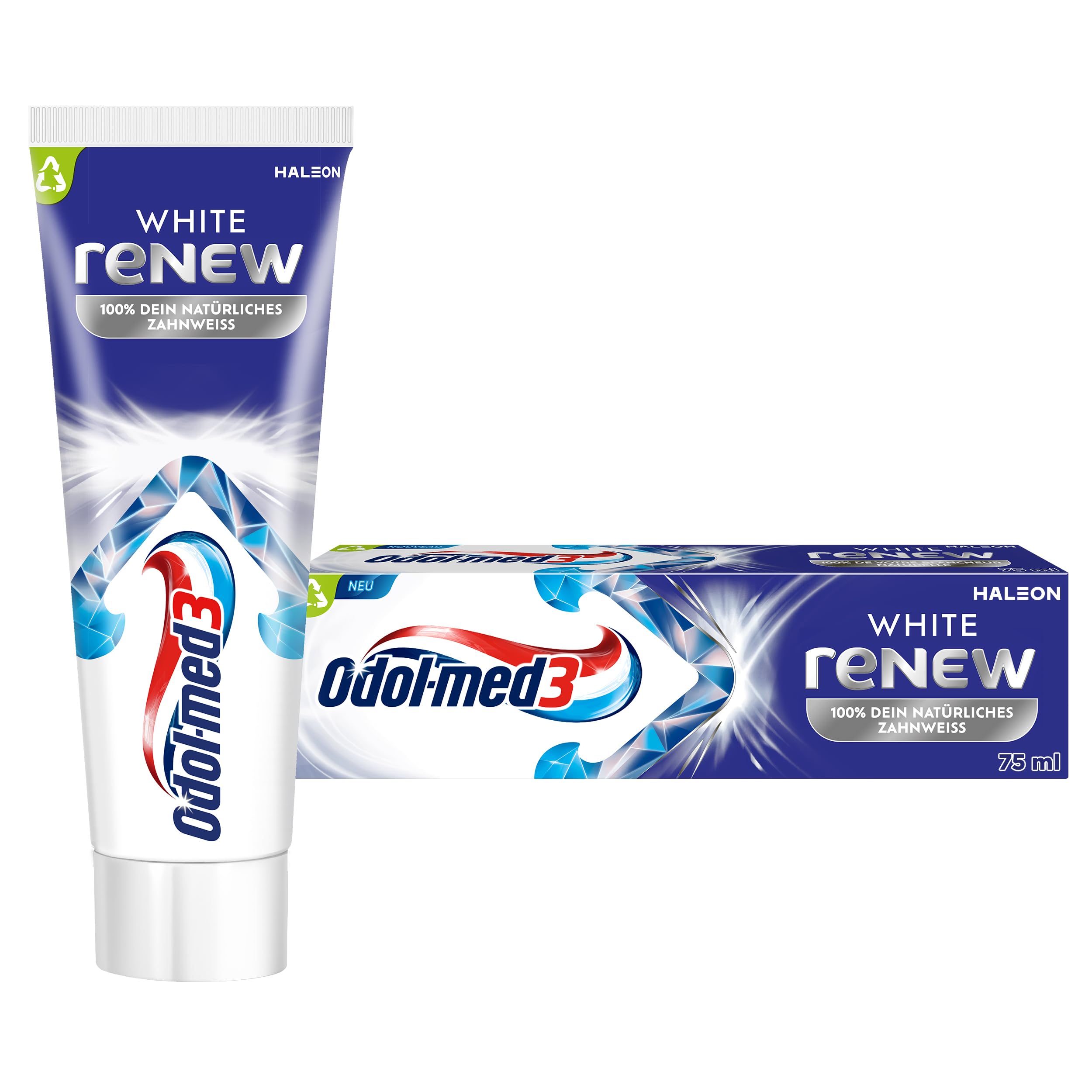 Odol-med3 White reNEW Zahnpasta, 75ml, für langanhaltend weißere Zähne***