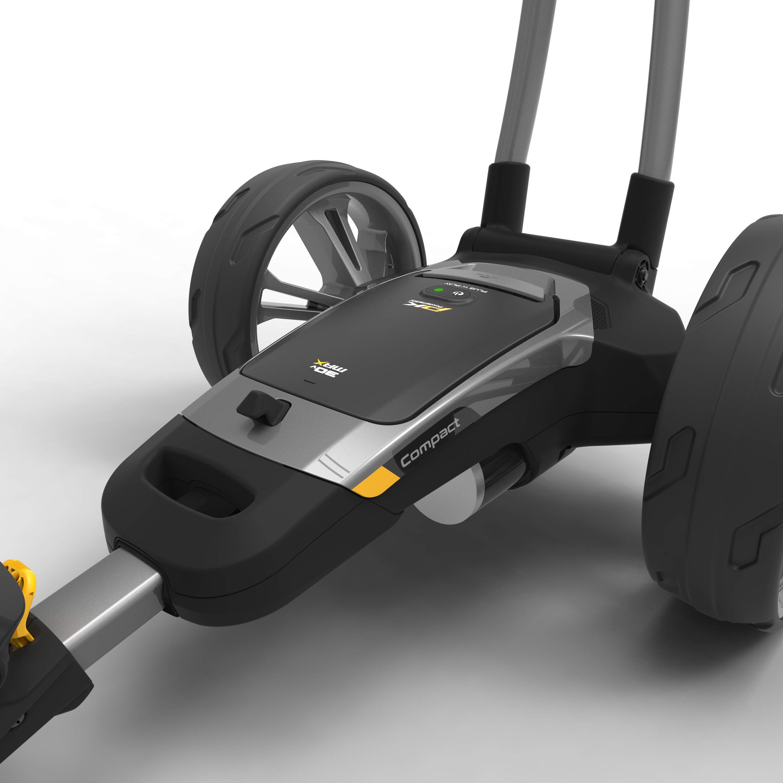 PowaKaddy Compact CT6 Gris Metalizado Batería 18 Hoyos