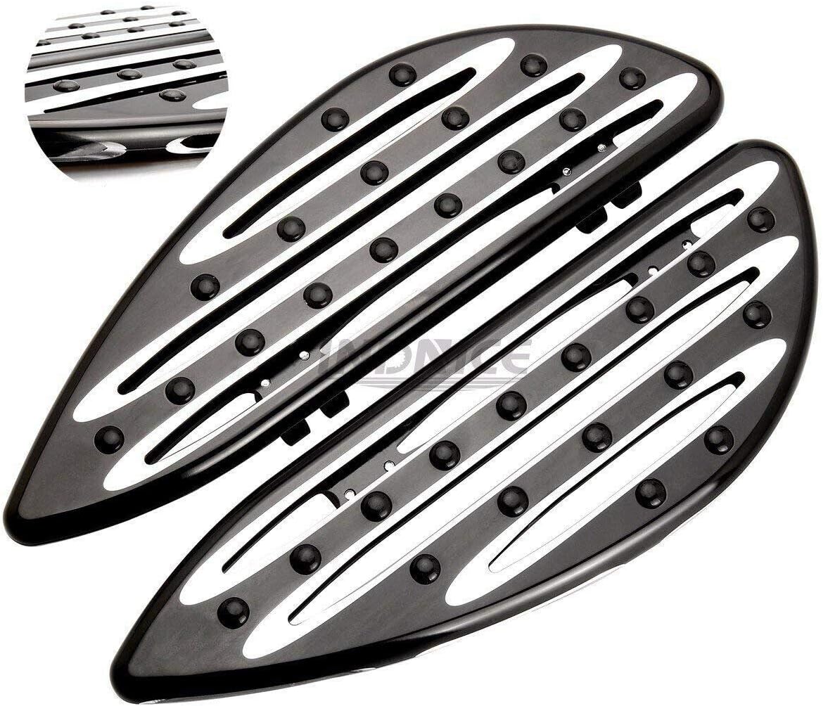 INDNICE Motorcycle floorboards For harley softail + brake arm lever For harley footboards brake lever softail 2000-2017