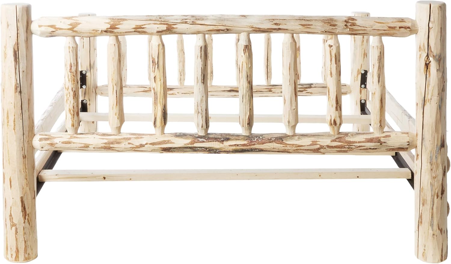 Montana Woodworks Log Furniture - King Bed - Unfinished