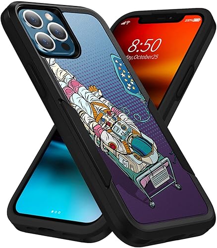 Miniatura 8 de CasesOnDeck - Funda de agarre compatible con Apple iPhone 13 Pro Max (2021) y iPhone 13 Pro Max [Grip Tactical] Funda delgada y resistente, color