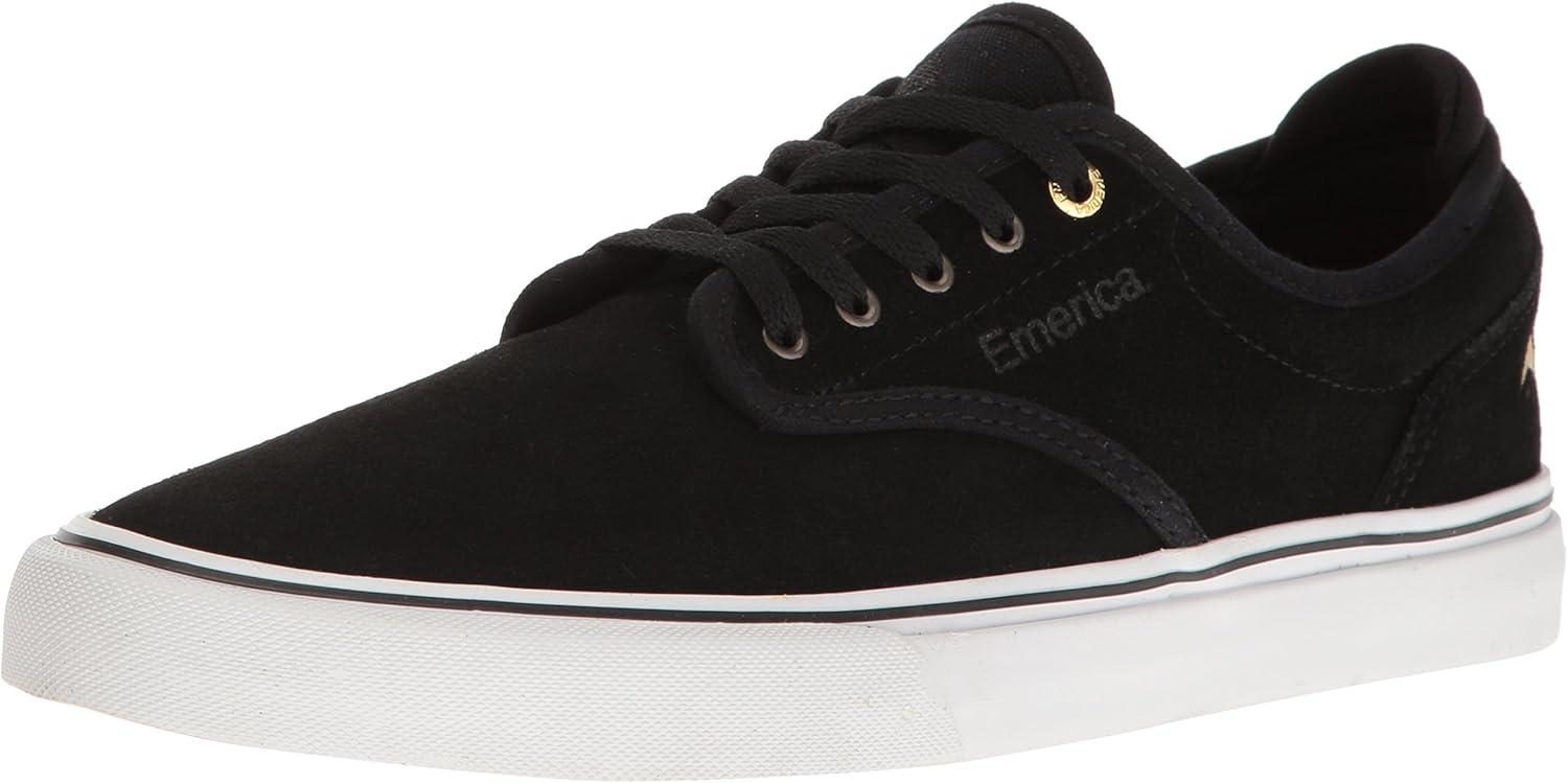 Emerica Men's Wino G6 Skateboarding Shoe, Black/White, 10.5 M US