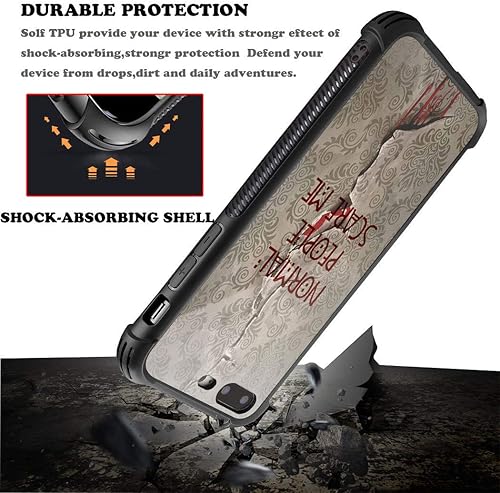 Miniatura 4 de CARLOCA Funda compatible con iPhone 8 Plus, American Horror Story para iPhone 7 Plus para niñas y niños, diseño gráfico, a prueba de golpes,