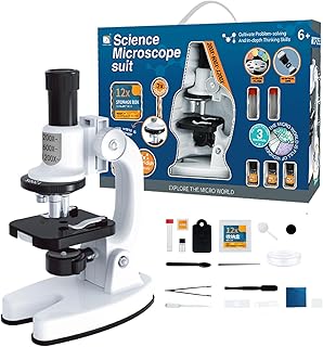 Sponsored You’re seeing this ad based on the product’s relevance to your search query.Learn more about this advertisement RATSTONE Microscope Children from 8, Smart Deluxe Microscope Set, 1200x, with Mobile Phone Holder, White