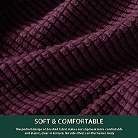 Vista 535 de CHUN YI - Funda elástica para sofá (7 piezas), funda para sofá de 3 plazas con tres respaldos y cojines separados con banda elástica, tela jacquard