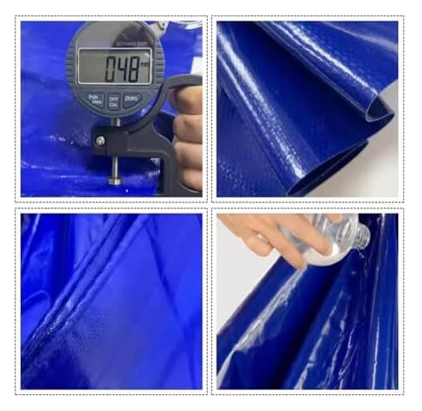 Vasca in PVC per laghetto di Koi, Vasca per Pesci da Esterno per laghetto di Koi - Vasca di contenimento temporanea Fuori Terra con Anelli di trazione per rifugio Acquatico (140x80x90 cm) -