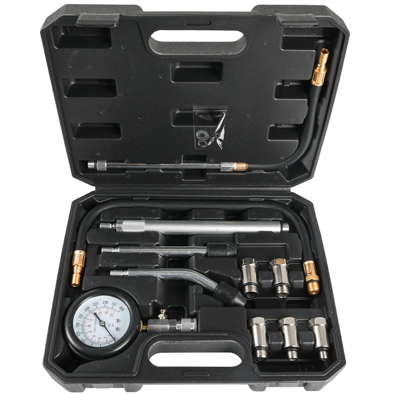 Compression Tester Small Engine 300 Psi Petrol Gasoline with 10 12 14 16 18
