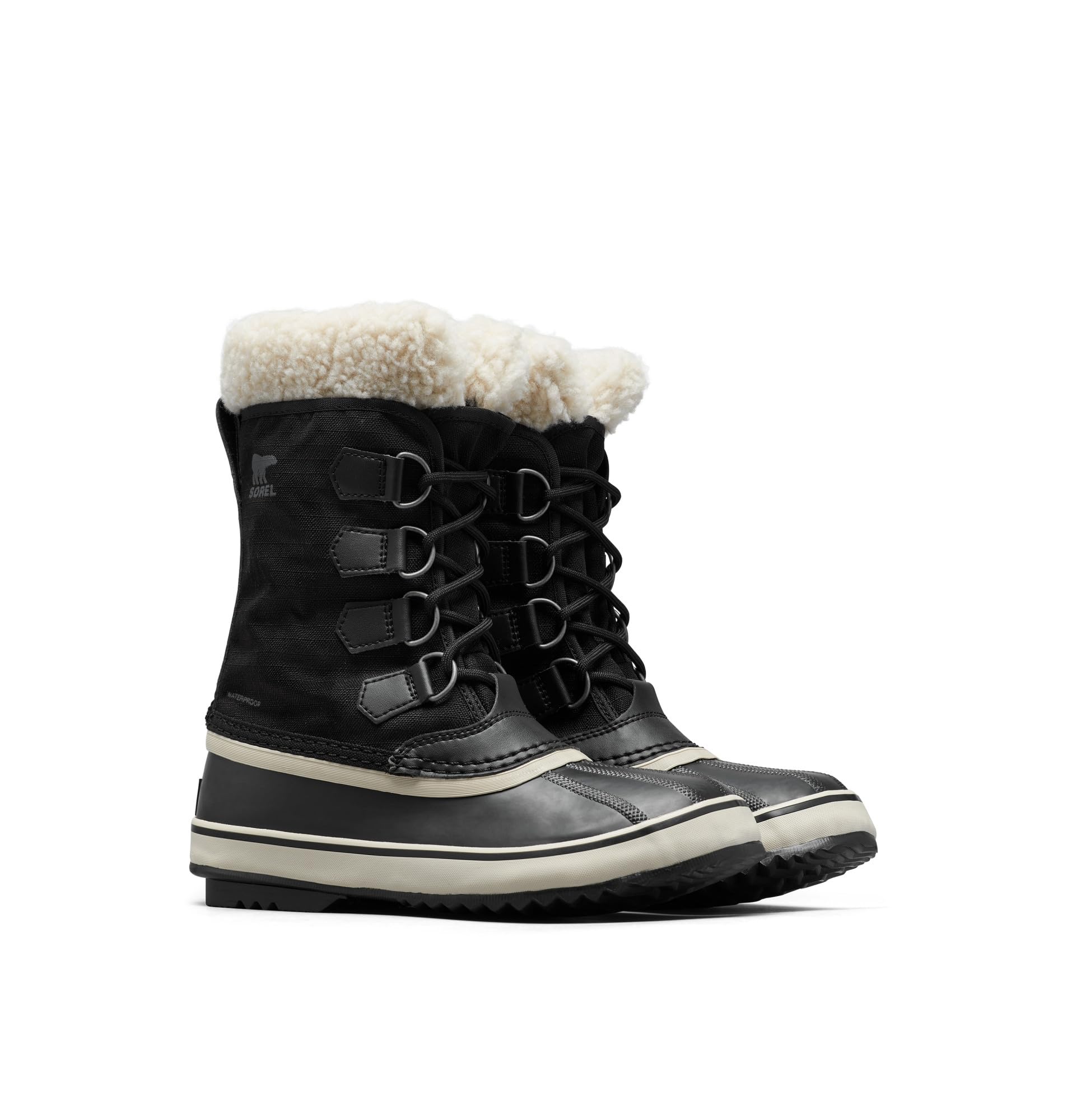 Sorel Winter Carnival Damen Warm gefütterte Schneestiefel Schwarz (Black