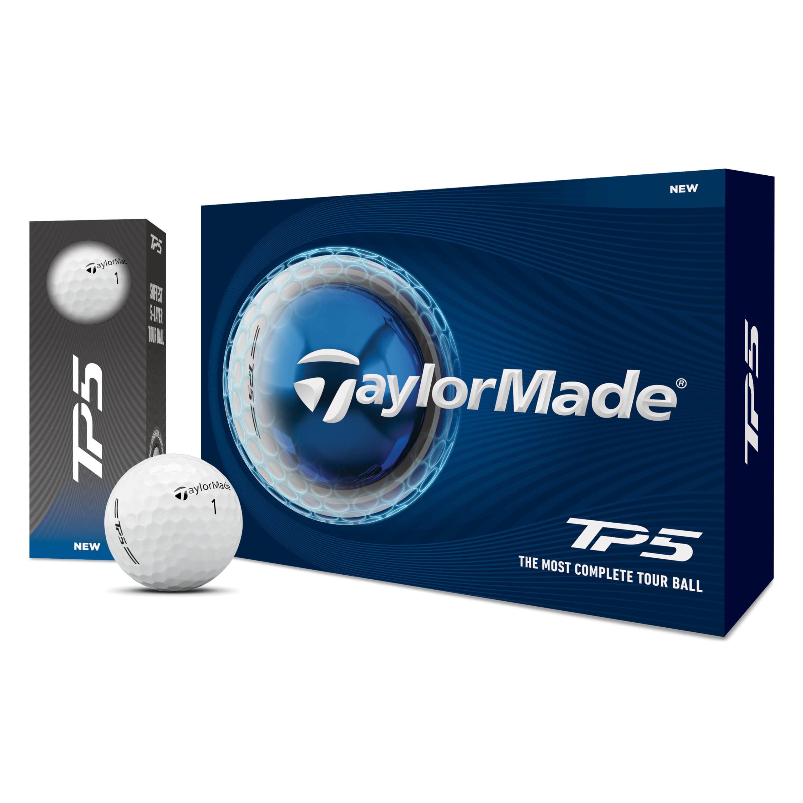 Taylormade Golf TP5 Blanco Una Docena