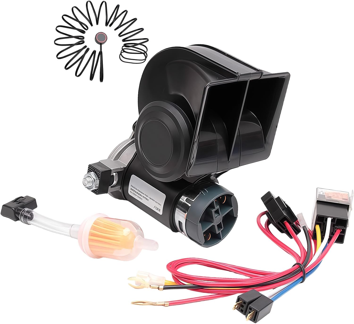 Efficiency Motorcycle Air Horn Featuring 500m Sound Ranging for Effective Warning Signals in Noisy Construction Sites High Decibel Horn