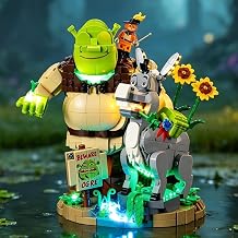 BRIKSMAX 2.0 Light Kit Compatible with Lego Shrek, Donkey & Puss in Boots 72423 Building Sets - Original LED Lighting Kits Accessories Only for Display, Gifts & Collectors