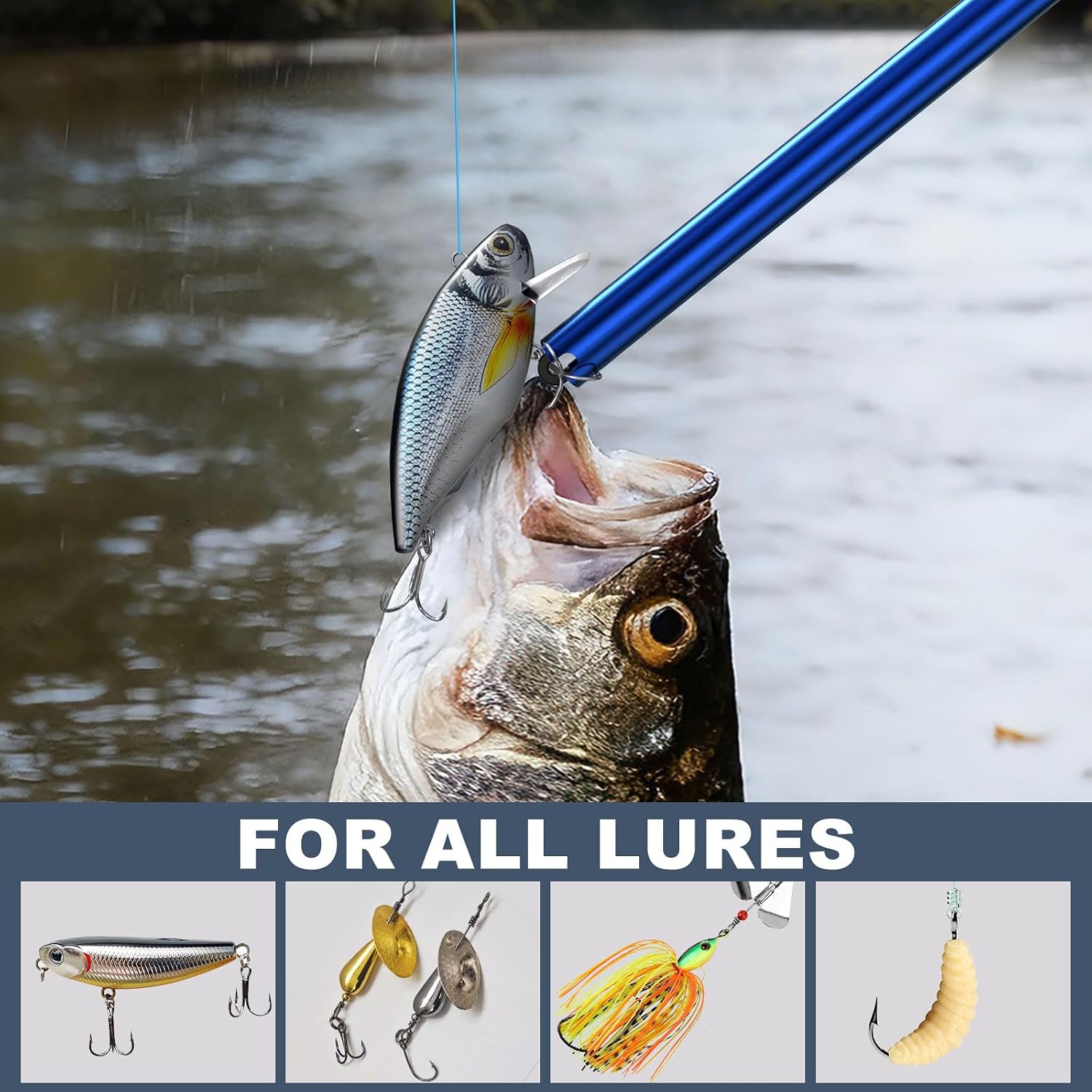 SNAIL TRAIL Fish Hook Remover Tool - Fishing Dehooker, Lure Removal