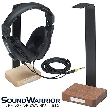 Amazon.co.jp: SOUND WARRIOR 木製 高級 日本製 ヘッドホン