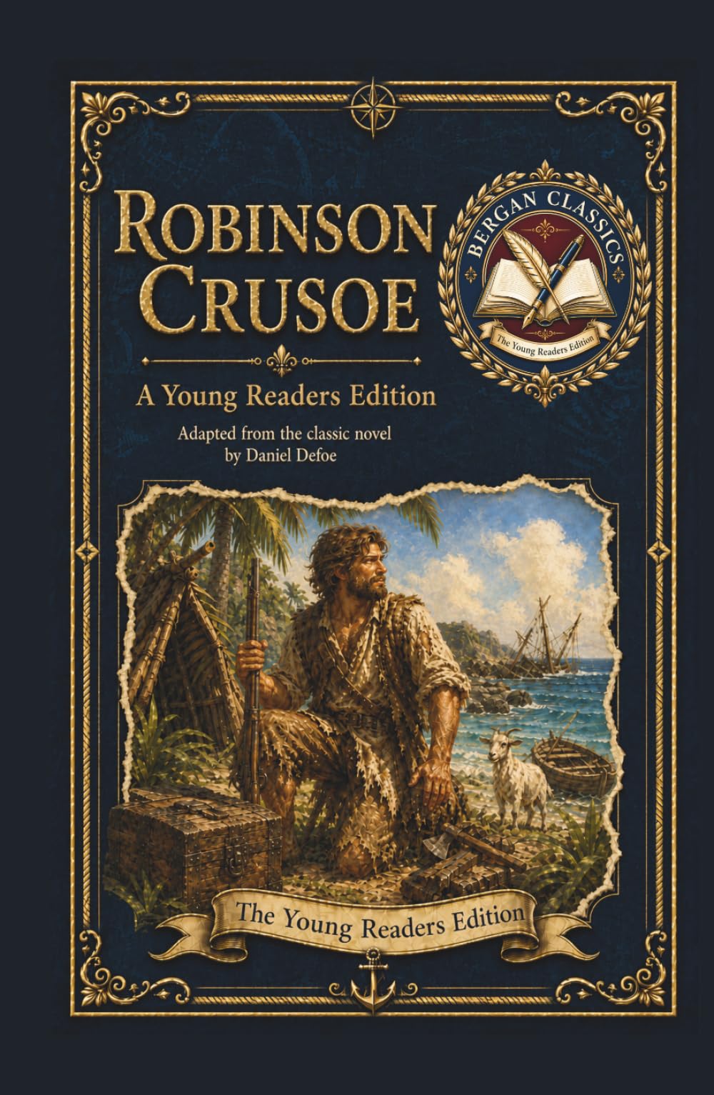Robinson Crusoe: An Adapted Edition for Young Readers