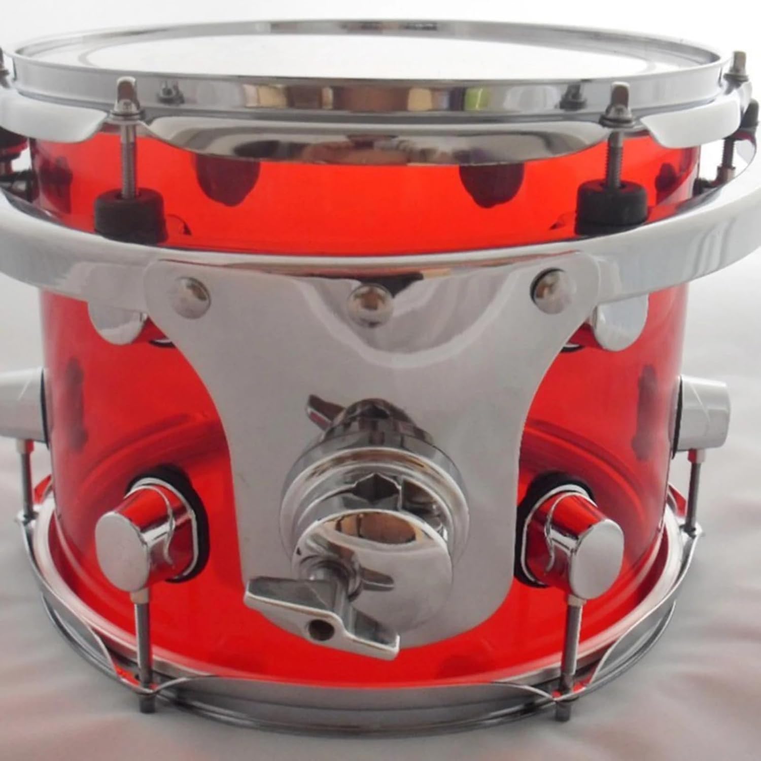 Tom Drum Suspension Rim Mount Bracket – Stainless Steel Cast Drum Mounting System – Fits 8/10/12/13 Inch Toms – Secure Drum Set Hardware Replacement Accessory (13inch)