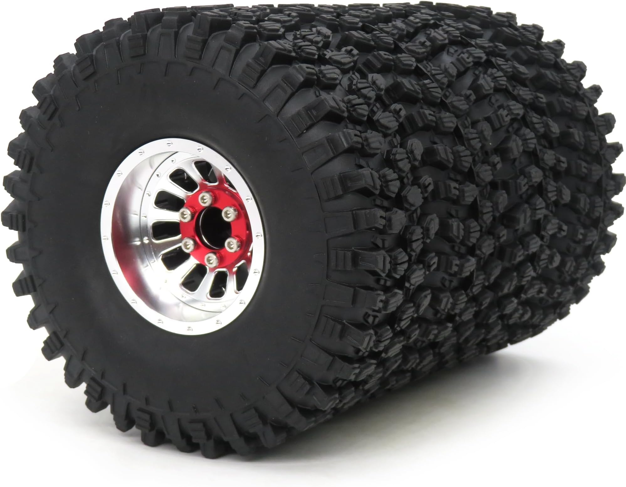 Amazon.com: 1.0 Beadlock Wheel Rims 4Pcs Aluminum 1.0 Wheel Rims with ...