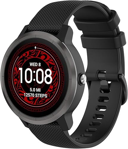 Correa de reloj Garmin Approach S40 S12 S42 para mujeres y hombres, correa de repuesto de silicona de liberación rápida de 0.787 pulgadas para
