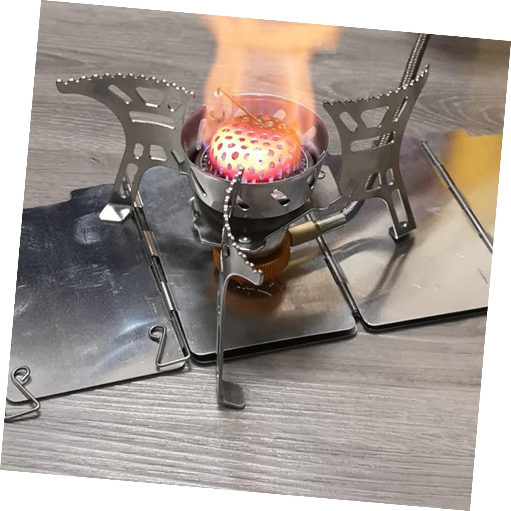 Toyvian Réchaud à Gaz de Camping de Camping Brûleur Portable pour Cuisine Plein Air Randonnée