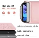 ProElite Tablet sleeve Bag 9-11inch for iPad 10.2/10.9/Pro 11/Samsung/Lenovo/Galaxy Tab A9 Plus/S8/S9/Realme Pad/Honor Pad/Oppo//Xiaomi Mi pad 7/Redmi Pad,Oneplus Pad, Handle with Shoulder strap, Pink gallery image