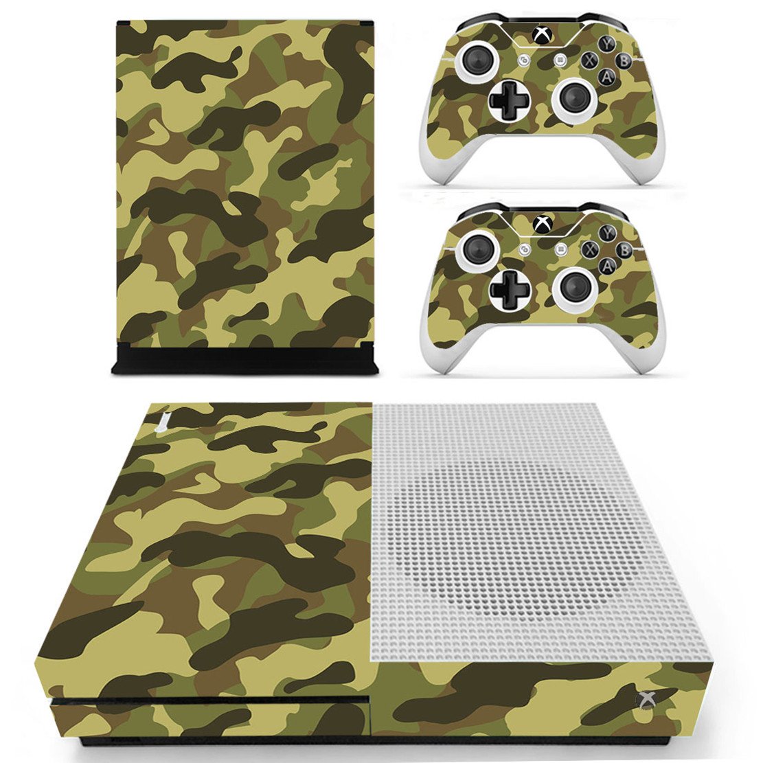 DOTBUY Vinyl Decal Full Body Skin Sticker For Microsoft Xbox One S Console And 2 Controllers And Kinect 2.0 (Carbon Fiber Black) — view 29