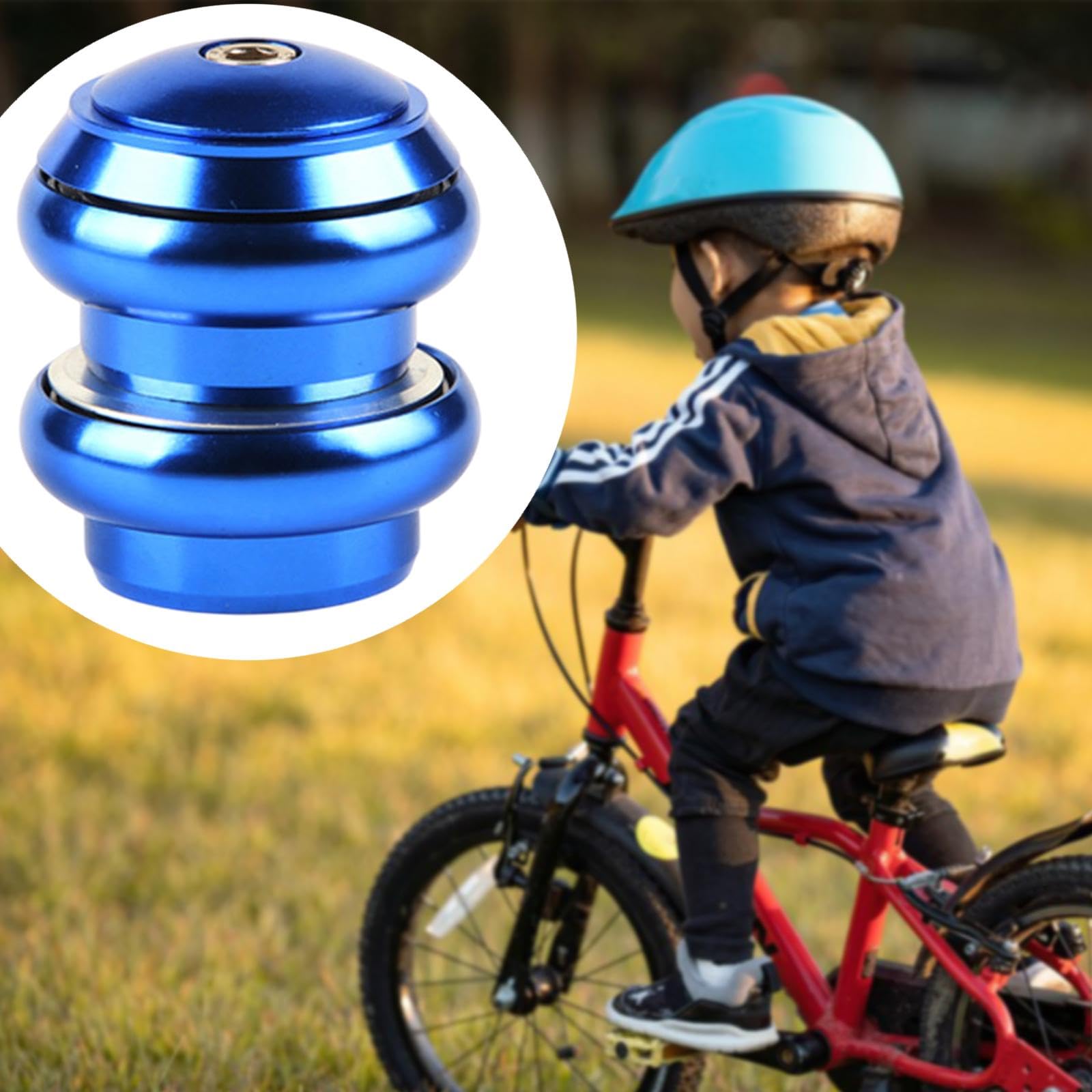 kowaku Bicycle External Headset 34mm Threadless Bicycle Headset for Mountain Bike, Blue