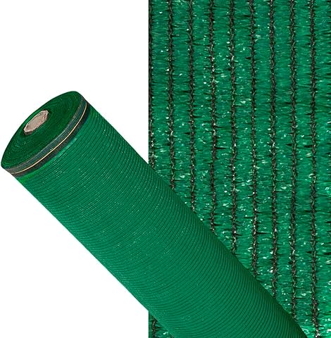 Klink Malla de ocultación | Sombra y privacidad en tu jardín | Premium | Ideal para Vallas y barandillas (2 x 10 Metros, Verde)