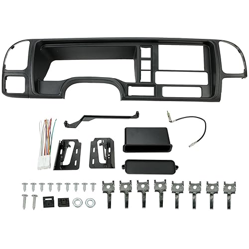 Performance PFM-195941 Double Din Dash Kit Panel with Wire Harness,