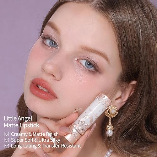 Flower Knows Little Angel Matte Lipstick Hair Clip Set