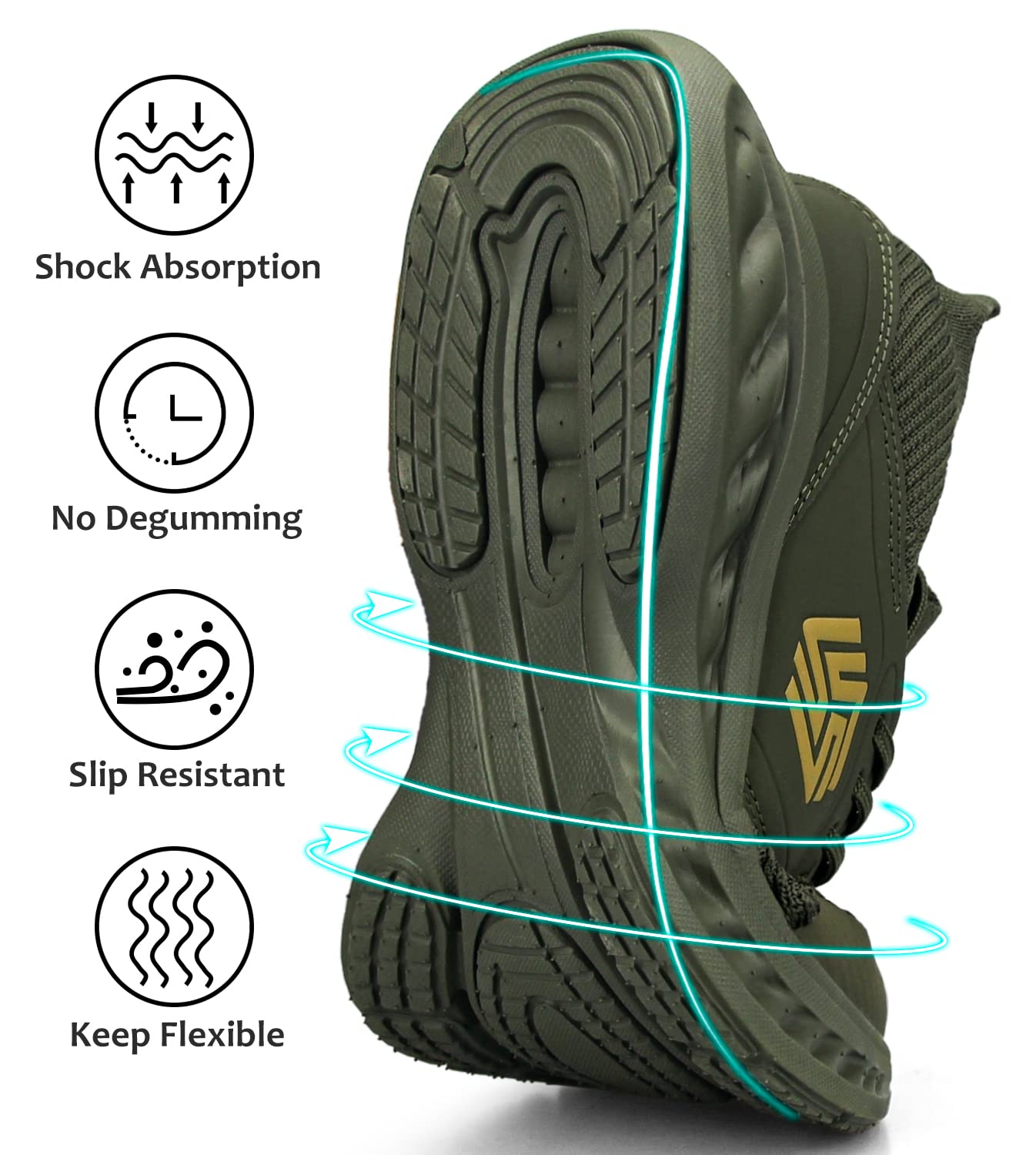 Giniros Sneakers Donna Scarpe Running Ginnastica Donna Corsa Camminata Trekking Tennis Outdoor Fitness Sportive Palestra Scarpe da Lavoro Leggere Traspiranti Casual Scarpe Comode Donna per Jogging