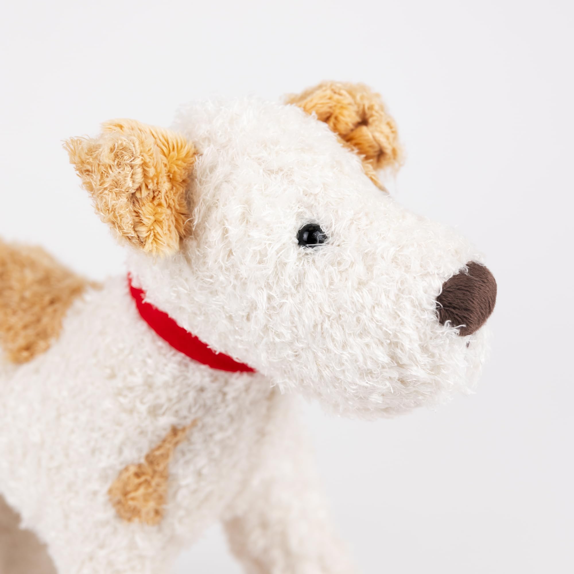 Egmont Toys Pull-Along Animaux en Peluche - 4 Modèles de Peluches à tirer vers l'arrière (Chien Eliot, Ours Raoul, Mouton Mary, Ours Walter), Roues en Bois & Peluche Douce, A partir de 12 Mois (Eliot