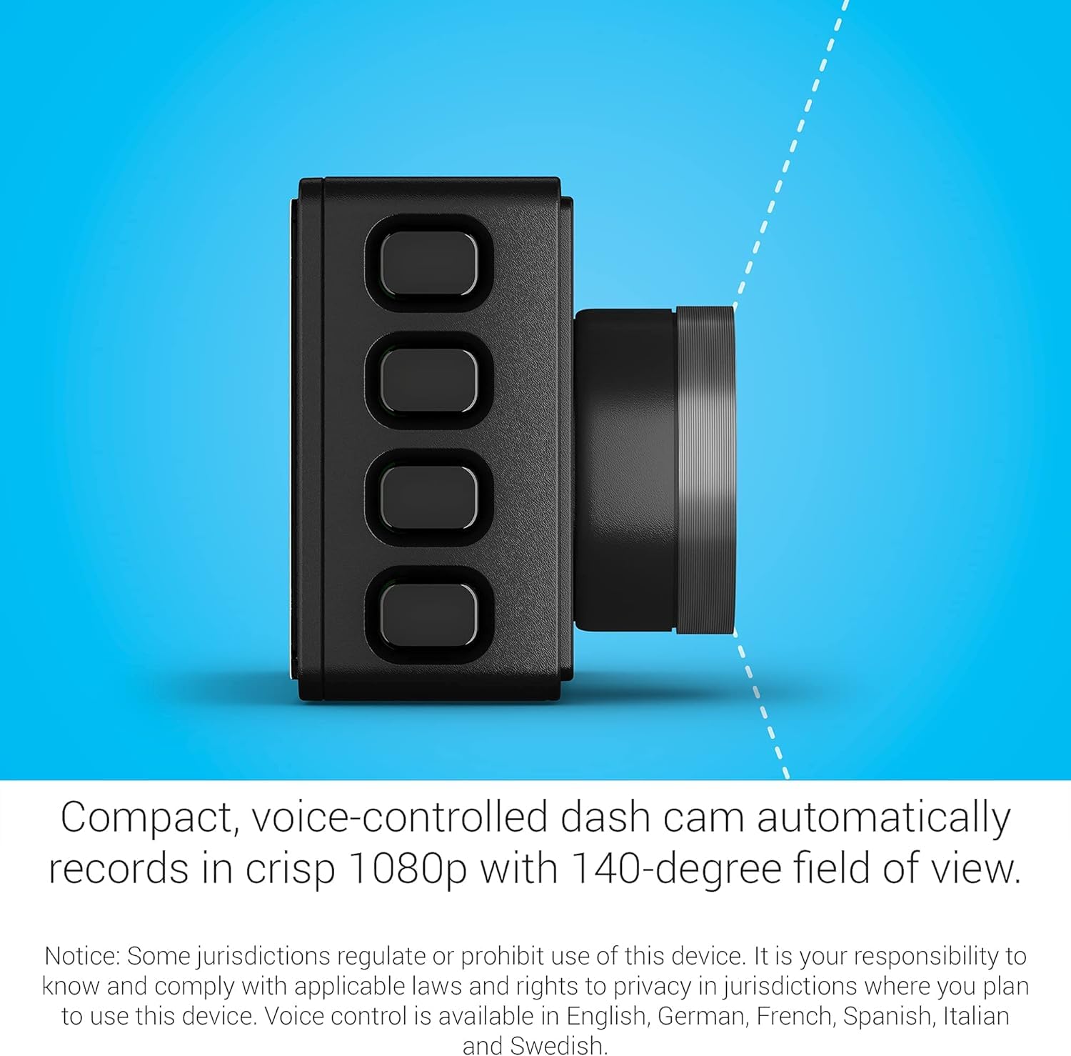 Garmin Dash Cam 47 Kamera Samochodowa 140 Stopni