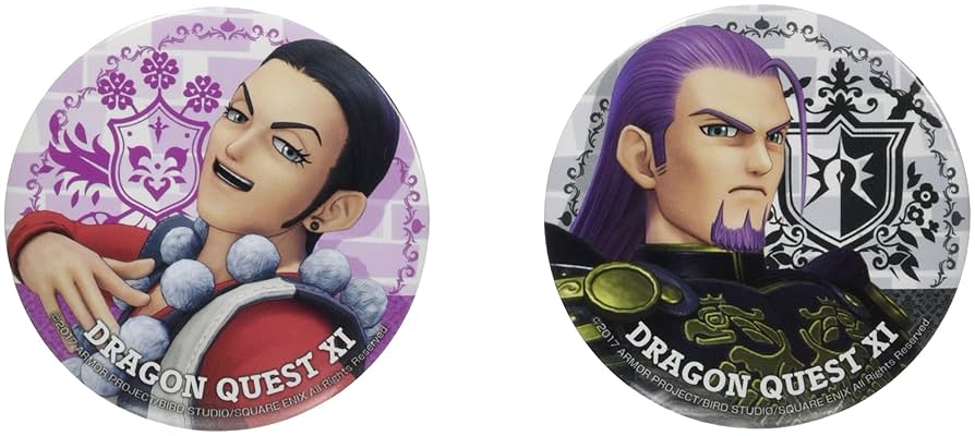 シルビア　缶バッジ　海外版購入特典　ドラゴンクエスト11　DQ11 ドラクエ シルビア 缶バッジ 海外版購入特典 ドラゴンクエスト11 DQ11