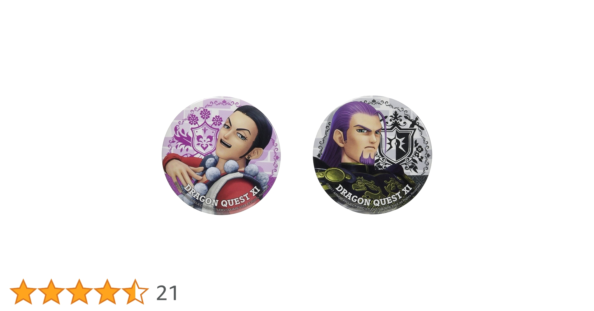 シルビア　缶バッジ　海外版購入特典　ドラゴンクエスト11　DQ11 ドラクエ シルビア 缶バッジ 海外版購入特典 ドラゴンクエスト11 DQ11