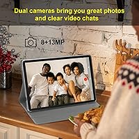 Vista 6 de 2 en 1 Android 10 pulgadas Tablet 128GB Almacenamiento 1TB Expandir Octa- Core Android Tablet Main13MP 5G WiFi IPS 1920 * 1200 con teclado Stylus