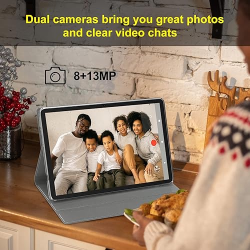 Vista 6 de 2 en 1 Android 10 pulgadas Tablet 128GB Almacenamiento 1TB Expandir Octa- Core Android Tablet Main13MP 5G WiFi IPS 1920 * 1200 con teclado Stylus