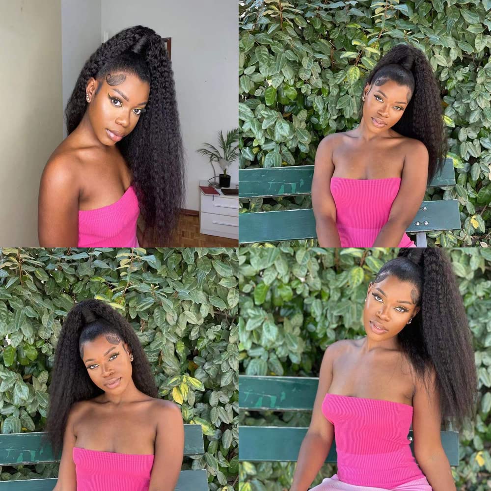 4Pcs HD Swiss Lace Baby Hair Edge Stripes Real Human Virgin Hair Reusable More Natural for Women HD Lace Hairline Baby Hair Natural Color 4Pcs