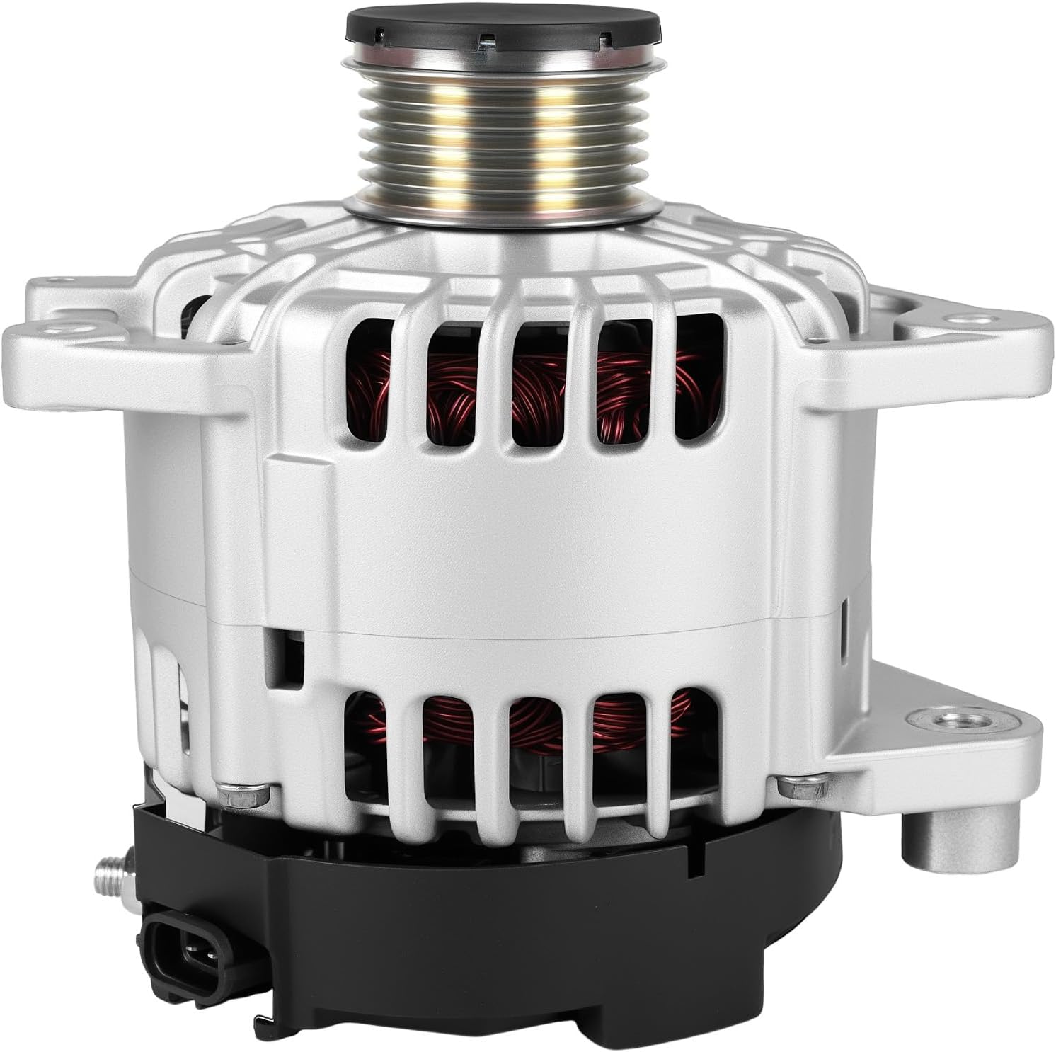 Alternator 11258 110Amp for 2007-2013 Altima 2.5L, for 2011-2013 Rogue 2.5L, for 2014-2015 Rogue Select, for 2007-2012 Sentra 2.5L 11258N 23100JA02A 23100JA02B Vehicle Replacement Alternator
