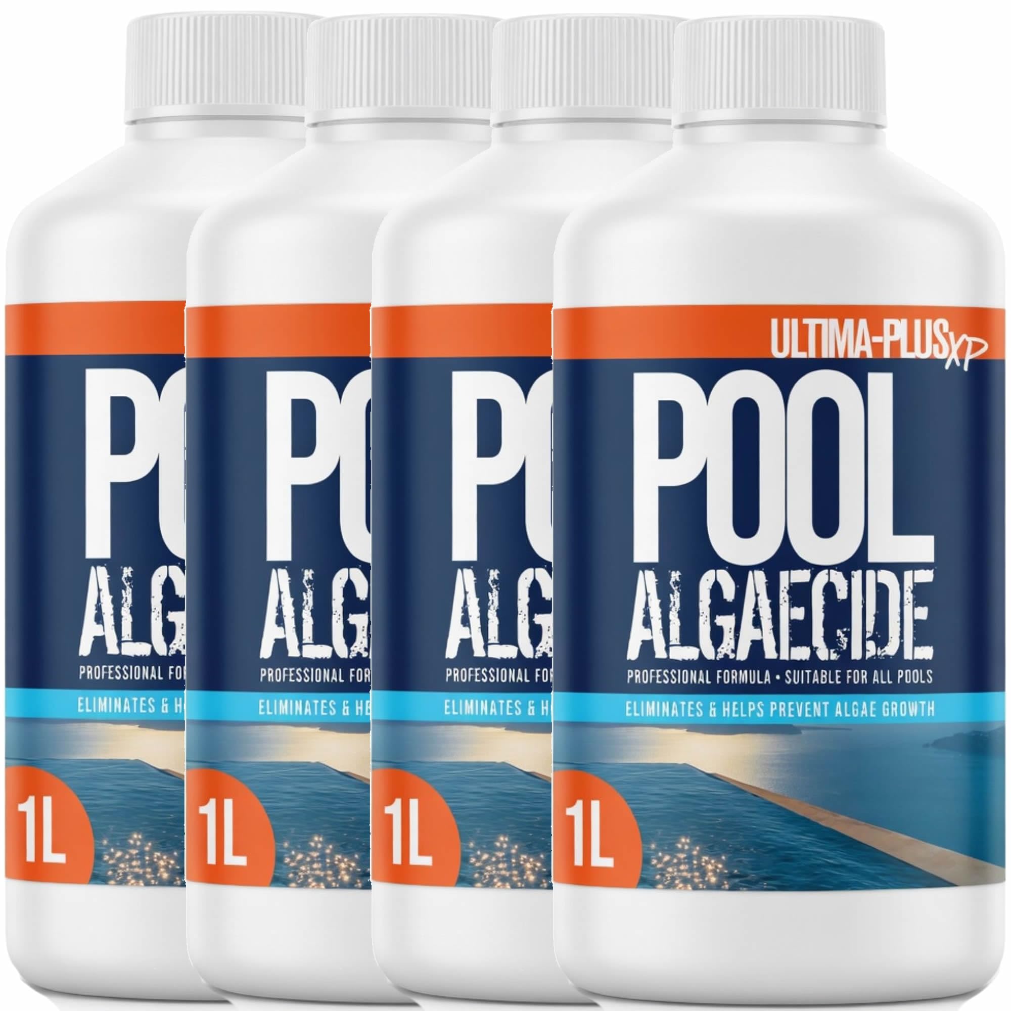 Ultima-Plus XP Pool Algaecide - Removes Algae in Pools, Hot Tubs and Spas & Prevents Algae Regrowth - Suitable for all Pools (4 Litres)