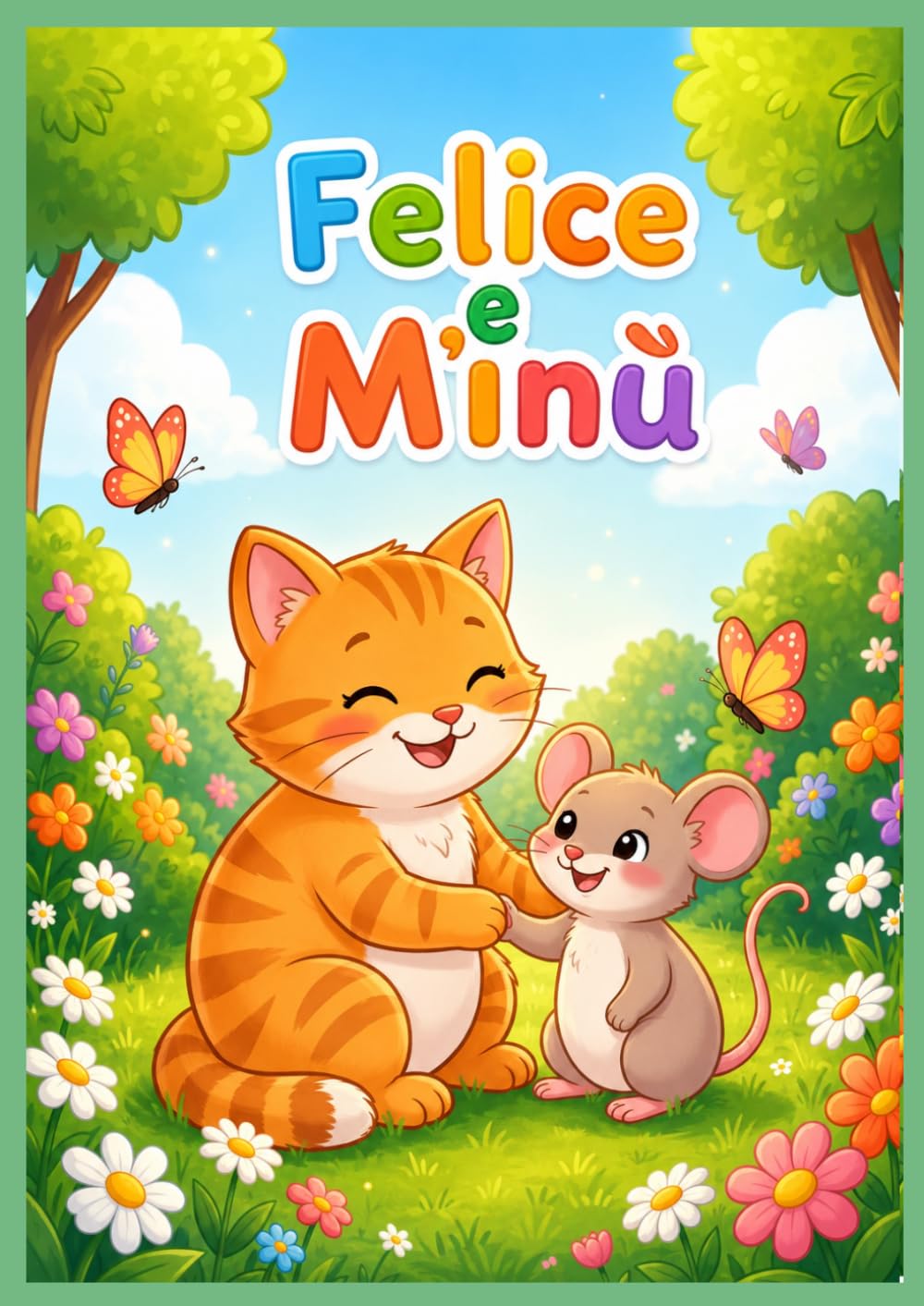 Felice e Minù: un libro da colorare (Colora e Leggi: Avventure in Casa)