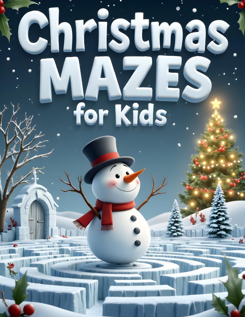 Christmas Mazes for kids (Christmas Puzzles & Activity Books for Kids)