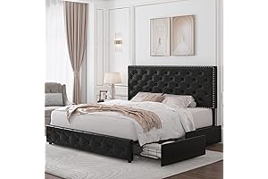 aihomstyle Queen Bed Frame with Storage: Upgrade Your Sleep and Storage